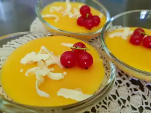 Vanillecreme mit Kürbis