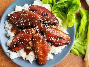 Hähnchenflügel mit Teriyaki Soße