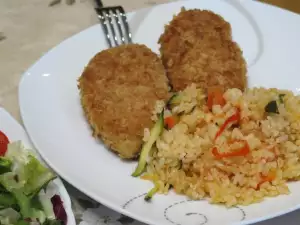 Kroketten aus Weißfisch und Kartoffeln