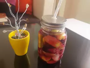 Einfache Birnensangria