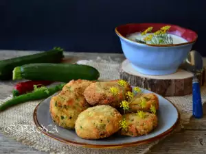 Zucchinibällchen mit Ricotta