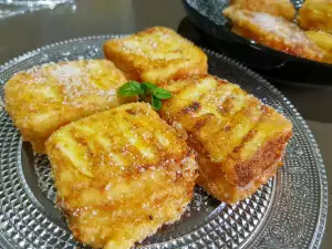 Spanisches Dessert Leche Frita