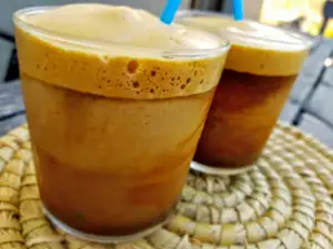 Eisgekühlter Sommer Cappuccino