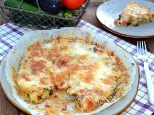 Sommerliche Moussaka mit Auberginen