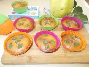 Muffins mit Quitten und Lokum