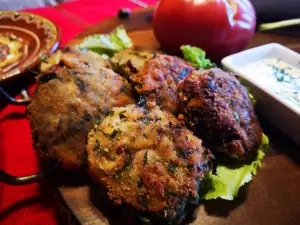 Petersilienfrikadellen mit Zucchini