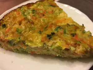 Milchquiche mit Gemüse
