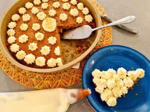 Karottenkuchen mit Mascarpone