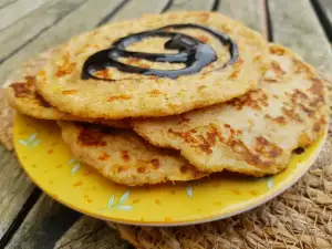 Bananenpfannkuchen mit Haferflocken ohne Eier