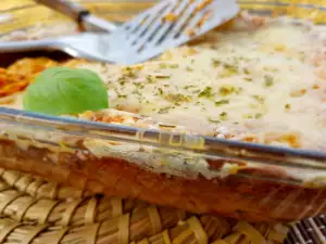 Gratin mit Zucchini und Tomaten