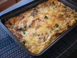 Gemüseauflauf mit Speck