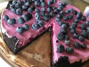 Oreo-Heidelbeerkäsekuchen