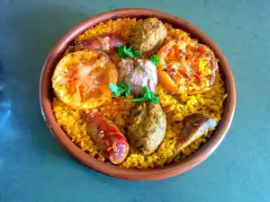 Gebackener Reis nach Valencianischer Art