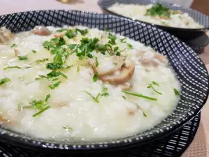 Arroz Cremoso mit Pilzen und Zitrone