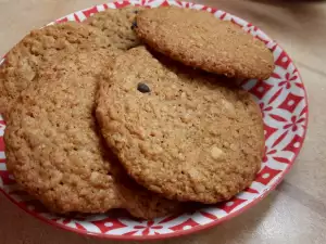 Haferflockenkeksen mit Kokosbutter