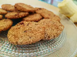 Veganes Hafergebäck mit Banane