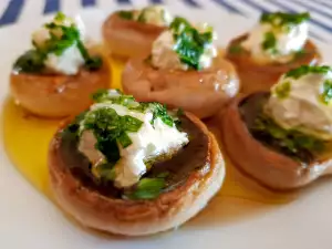 Gefüllte Pilze mit Philadelphia Frischkäse