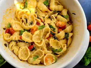 Einfache Pasta mit Käse