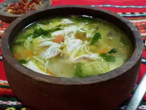 Bunte Hühnersuppe