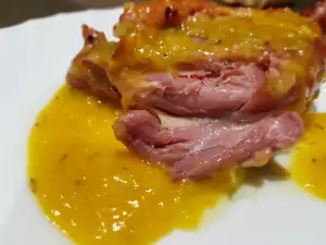 Entenkeulen Confit mit Orangensoße
