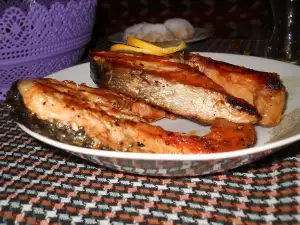 Gegrillter Lachs