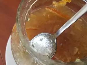 Marmelade aus Orangen im Brotbackautomat