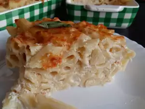 Penne Rigate mit fünf Käsesorten und Sahne