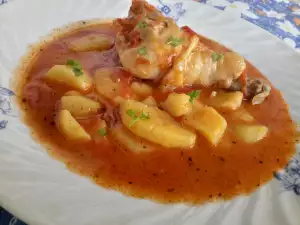 Hühnereintopf mit Kartoffeln