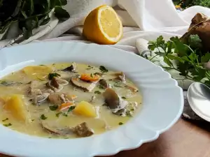 Portobello Pilzsuppe