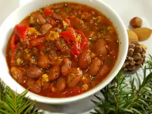 Veganer Kidney-Bohnen-Eintopf