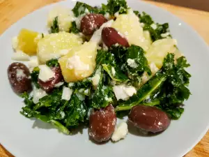 Kartoffelsalat mit Grünkohl