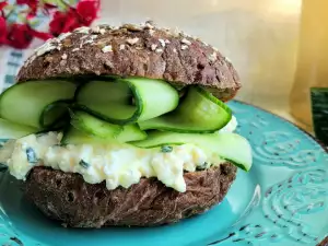 Kaltes Protein Sandwich