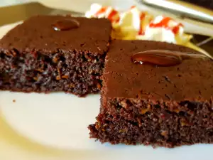 Kürbis Brownie