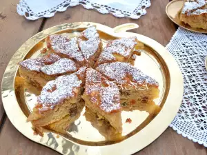 Der köstlichste Apfelkuchen mit Rosinen