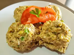 Eiersalat mit Aubergine und Walnüssen