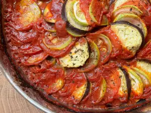 Veganes Rattatouille aus dem Backofen