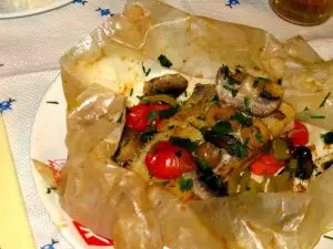 Fisch in Pergamentpapier