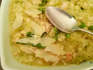 Risotto mit Hähnchen und Brokkoli