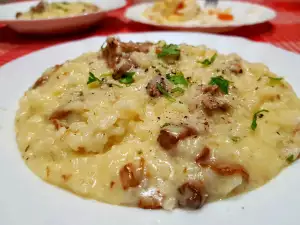 Zartes Risotto mit Pilzen