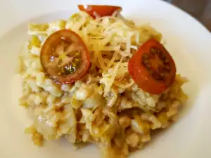 Risotto mit Vollkornreis und Artischocke