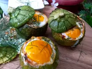 Gefüllte Zucchini Tondo chiaro di Nizza