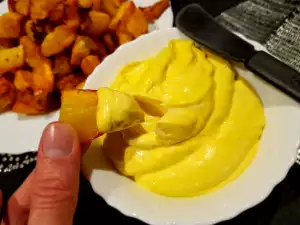 Aioli mit Safran und Olivenöl