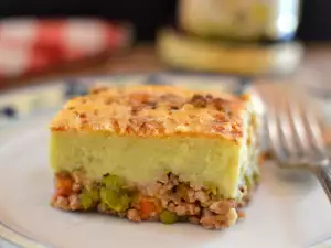 Hirtenpie mit Blumenkohl