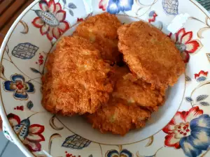 Einfache Hackfleischschnitzel aus der Pfanne