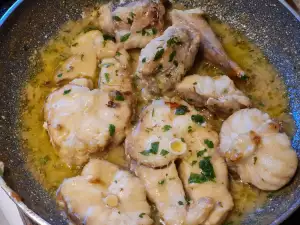 Seeteufel in Marinade