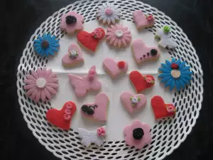Süße Valentine Kekse