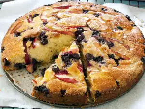 Obstkuchen ohne Fett