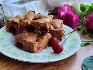 Schoko-Sauerkirsch-Kuchen
