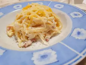 Spaghetti mit vier Käsesorten