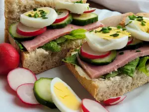 Kalte Frühlingssandwiches